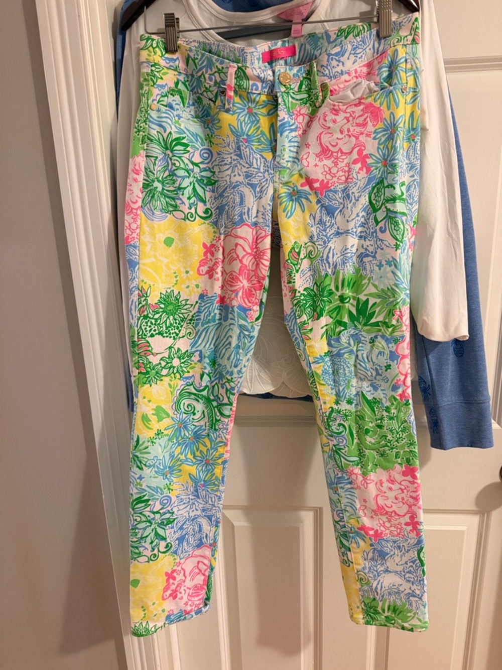 Lilly Pulitzer Floral Patchwork Women’s Jeans - Multicolor